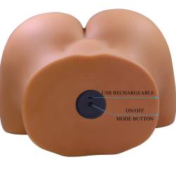 Crazy bull - wendy trasero femenino realista vibrador & succionador con sonido 11 kg - 6
