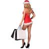 Livco corsetti fashion - agethe lc 90607 camisa + tanga + gorro navideño l/xl - 3