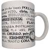 Diablo picante - taza blanca de sinónimos pene 370 ml - 1