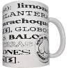 Diablo picante - taza blanca de sinónimos tetas 370 ml - 1