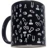 Diablo picante - taza negra penes 370 ml - 1