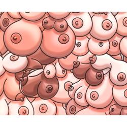 Diablo picante - alfombrilla ratón color tetas