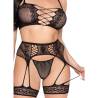Leg avenue - set top + tanga + liguero - 3