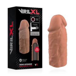 Virilxl extension de pene liquid silicone v3 marron