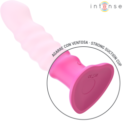 Intense - cindy vibrador talla l diseño en espiral 10 vibraciones control remoto rosa - 6