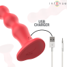 Intense - cody vibrador con ventosa control remoto rojo - 6