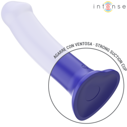 Intense - victoria vibrador con ventosa 10 vibraciones control remoto azul oscuro - 4