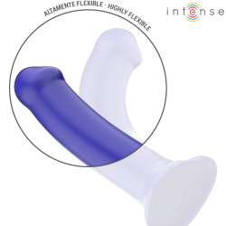 Intense - victoria vibrador con ventosa 10 vibraciones control remoto azul oscuro - 5