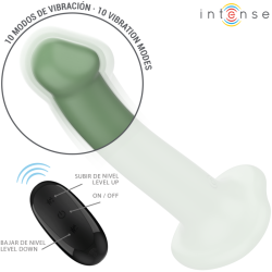 Intense - becca vibrador con ventosa 10 vibraciones control remoto verde - 3 Intense - becca vibrador con ventosa 10 vibraciones control remoto verde - 3