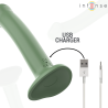 Intense - becca vibrador con ventosa 10 vibraciones control remoto verde - 6