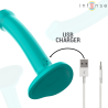 Intense - katie vibrador con ventosa 10 vibraciones control remoto azul oscuro - 6