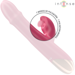 Intense - chloe vibrador multifunción 3 en 1 color rojo - 3