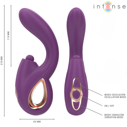Intense - lali vibrador punto g multifunción estimulación con empuje y vibración morado - 5 Intense - lali vibrador punto g multifunción estimulación con empuje y vibración morado - 5