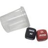 Diablo picante - dados verbo + lugar del cuerpo con cubilete - 1