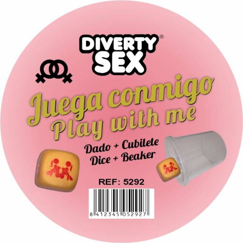 Diablo picante - dado duro dorado posturas chicas con cubilete - 1