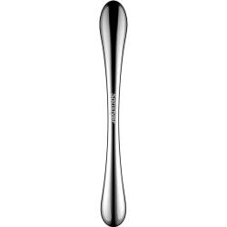 Satisfyer - cosmic crest 1 dildo acero inoxidable doble uso - 4