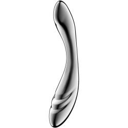 Satisfyer - pure gravity 3 dildo acero inoxidable doble uso