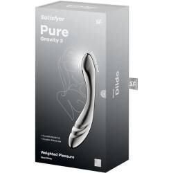 Satisfyer - pure gravity 3 dildo acero inoxidable doble uso - 5 Satisfyer - pure gravity 3 dildo acero inoxidable doble uso - 5