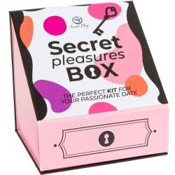 Secret play - caja de placeres para parejas dados + bala vibradora + plumero - 2