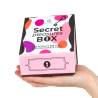 Secret play - caja de placeres para parejas dados + bala vibradora + plumero - 4