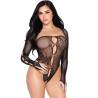 Body con torera Leg Avenue Flirt Alert, de frente