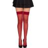 Leg avenue - 1957 medias de liguero con flores rojas - talla única -  - 1