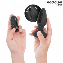 Addicted toys - plug anal con lengua vibradora y control remoto - - 2