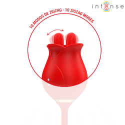 Intense - melanie doble estimulador clítoris con lengua zigzag - - 3