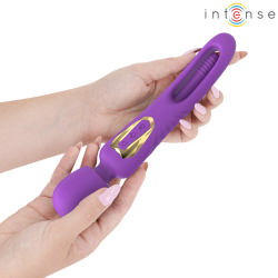 Intense - christy vibrador wand con lengua giratoria - - 2