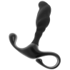 Masajeador prostático Ohmama de 10,2 cm negro de lado