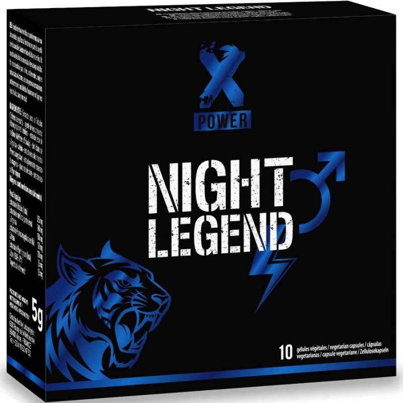 Xpower - night legend estimulante de acción rápida erección y rendimiento 10 cápsulas - - 1