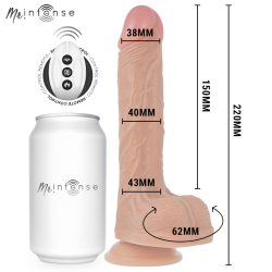 Mr intense - baldwin realistico multifunción con vibración up and down control remoto 22 cm -o- 4 cm -  - 2