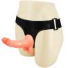 Arnes con pene realistico y braguita ajustable ultra passionate 15.5cm - 2