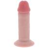 Dildo Get Real de TPE y doble densidad de 15 cm visto de frente