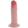 Get Real Deluxe Dong de 20 cm de perfil, con ventosa