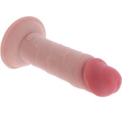 Get real - dildo deluxe dong grueso de doble densidad tpe 20 cm - - 3