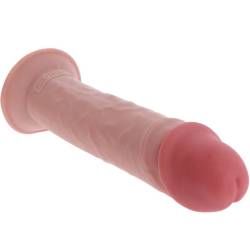 Get real - dildo deluxe dong grueso de doble densidad tpe 29.5 cm - - 3