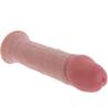 Get Real de 32 cm tumbado, con el glande rosado y la ventosa