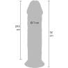 Medidas del Get Real de 32 cm: 29,5 cm insertables y 7 cm de diámetro