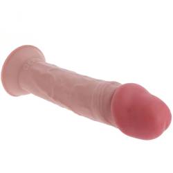 Get real - dildo deluxe dong grueso de doble densidad tpe 35.5 cm - - 3