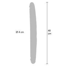 Get real - dildo doble dong de silicona caramelo 40 cm - 3