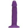 Dildo vibrador Get Real de silicona morado