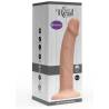 Caja del Get Real 19,5 cm Vibrating Dong claro