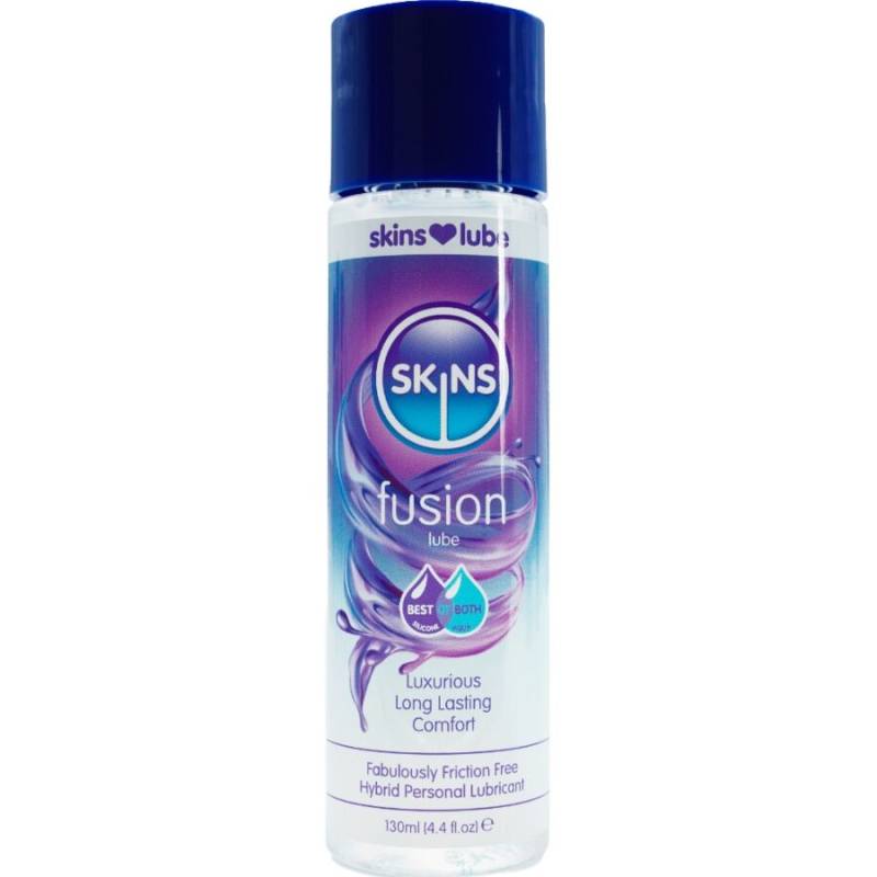 Skins - fusion lubricante híbrido base de agua & silicona 130 ml -  - 1