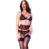 Chilirose - set cuatro piezas negro - 1
