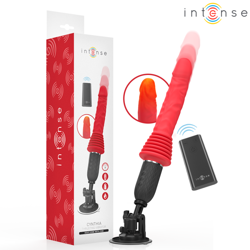Intense - cynthia vibrador thrusting control remoto con calor - - 1