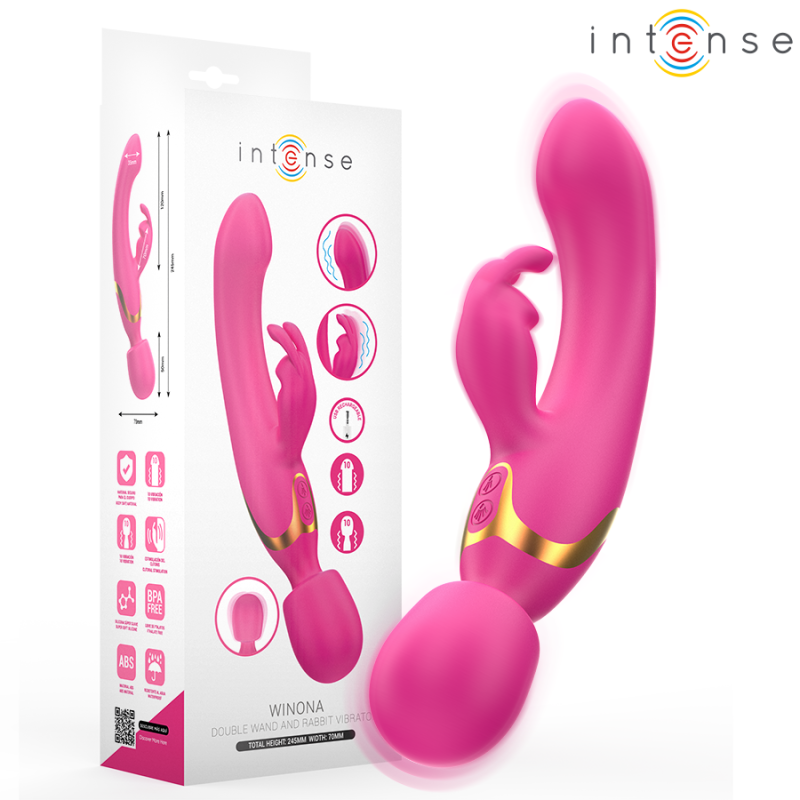 Intense - winona doble vibrador rabbit & wand - - 1