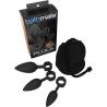 Kit de 3 plugs de entrenamiento anal Bathmate con su caja