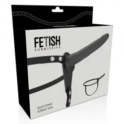 Fetish submissive arnés silicona negro 15cm Fetish submissive arnés silicona negro 15cm