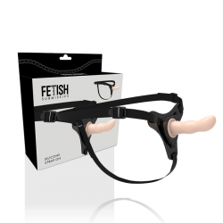 Fetish submissive arnés silicona flesh g-spot 12.5 cm